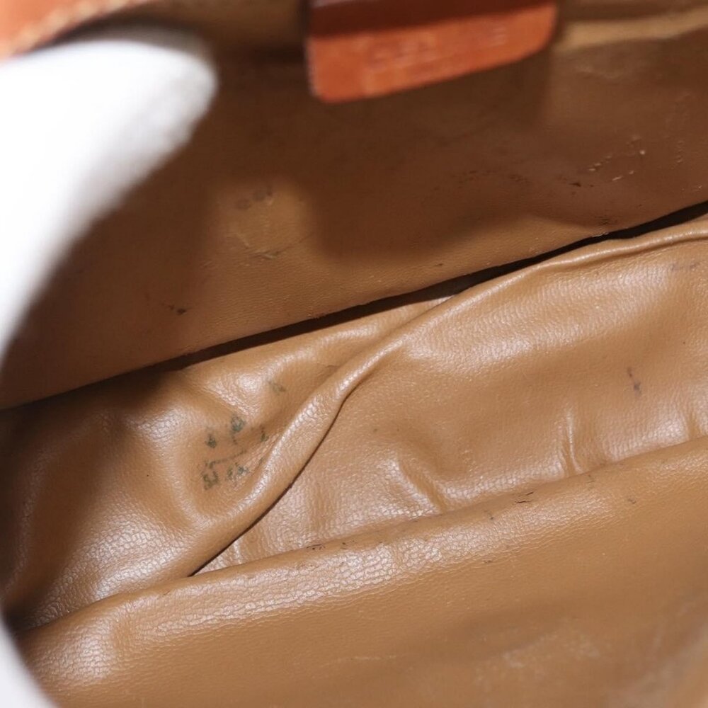 Authentic CELINE Macadam Canvas Shoulder Bag PVC Beige Gold - Picture 2 of 16